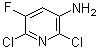 structure of CAS# 152840-65-8, 2,6-Dichloro-5-fluoro-3-pyridinamine