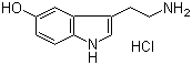 structure of CAS# 153-98-0, Serotonin hydrochloride