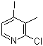 structure of CAS# 153034-88-9, 2-Chloro-4-iodo-3-methylpyridine