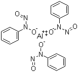 structure of CAS# 15305-07-4, N-Nitroso-N-phenylhydroxylamine aluminum salt