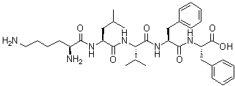 CAS # 153247-40-6, L-Lysyl-L-leucyl-L-valyl-L-phenylalanyl-L-phenylalanine