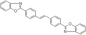 structure of CAS# 1533-45-5, 2,2'-(1,2-Ethenediyldi-4,1-phenylene)bisbenzoxazole
