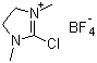 structure of CAS# 153433-26-2, 2-氯-1,3-二甲基咪唑鎓四氟硼酸盐