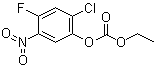structure of CAS# 153471-75-1, 2-Chloro-4-fluoro-5-nitrophenyl ethyl carbonate