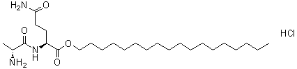 CAS 登录号：153508-74-8, D-丙氨酰-L-谷氨酰胺十八烷基酯单盐酸盐