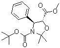 CAS # 153652-71-2, (4S-trans)-2,2-Dimethyl-4-phenyl-3,5-oxazolidinedicarboxylic acid 3-(1,1-dimethylethyl) 5-methyl ester