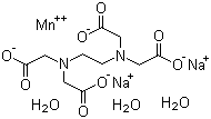 structure of CAS# 15375-84-5, 乙二胺四乙酸锰二钠