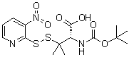 CAS # 153815-23-7, N-[(1,1-Dimethylethoxy)carbonyl]-3-[(3-nitro-2-pyridinyl)dithio]-D-valine