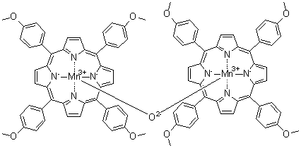 CAS # 154089-64-2, mu-Oxobis[5,10,15,20-tetrakis(4-methoxyphenyl)-21H,23H-porphinato(2-)-N21,N22,N23,N24]di-manganese