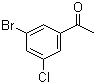 structure of CAS# 154257-85-9, 3'-Bromo-5'-chloroacetophenone