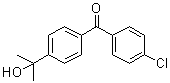 (4-Chlorophenyl)(4-(2-hydroxypropan-2-yl)phenyl)methanone molecular structure (CAS 154356-97-5)