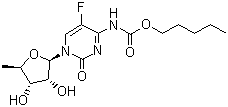 structure of CAS# 154361-50-9, Capecitabine