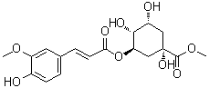 CAS 登录号：154418-15-2, 3-O-阿魏酰基奎尼酸甲酯