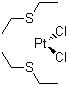 structure of CAS# 15442-57-6, cis-Dichlorobis(diethylsulfide)platinum(II)