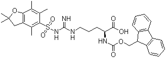 structure of CAS# 154445-77-9, FMOC-Arg(Pbf)-OH