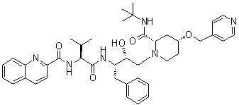 CAS 登录号：154612-39-2, 帕利那韦