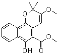 3-Methoxymollugin molecular structure (CAS 154706-44-2)