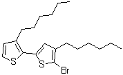 CAS # 154717-21-2, 5'-Bromo-3,4'-dihexyl-2,2'-bithiophene