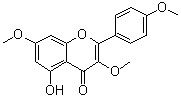 structure of CAS# 15486-34-7, Kaempferol 3,4',7-trimethyl ether