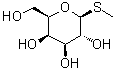 structure of CAS# 155-30-6, Methyl 1-thio-beta-D-galactopyranoside