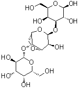 O-beta-D-吡喃半乳糖基-(1→4)-O-3,6-脱水-alpha-L-吡喃半乳糖基-(1→3)-beta-D-吡喃半乳糖分子结构 (CAS 155015-96-6)