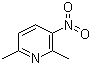 2,6-Dimethyl-3-nitropyridine molecular structure (CAS 15513-52-7)