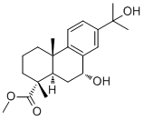 Methyl 7,15-dihydroxydehydroabietate molecular structure (CAS 155205-65-5)