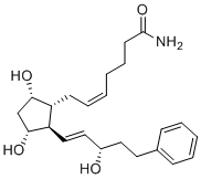 N-Desethyl Bimatoprost molecular structure (CAS 155205-89-3)