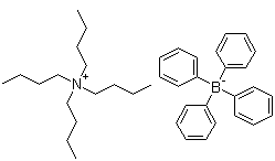 N,N,N-Tributyl-1-Butanaminium tetraphenylborate(1-) molecular structure (CAS 15522-59-5)