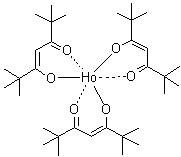 Tris(2,2,6,6-tetramethyl-3,5-heptanedionato)holmium molecular structure (CAS 15522-73-3)