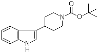 structure of CAS# 155302-28-6, 4-(1H-吲哚-3-基)哌啶-1-甲酸叔丁酯