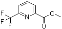 structure of CAS# 155377-05-2, 6-Trifluoromethyl-pyridine-2-carboxylic acid methyl ester
