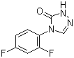 CAS # 155431-40-6, 4-(2,4-Difluorophenyl)-2,4-dihydro-3H-1,2,4-triazol-3-one