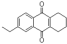 2-乙基-5,6,7,8-四氢-9,10-蒽醌分子结构 (CAS 15547-17-8)