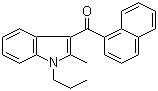 structure of CAS# 155471-08-2, (2-Methyl-1-propyl-1H-indol-3-yl)-1-naphthalenylmethanone
