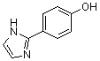 4-(咪唑-2-基)苯酚分子结构 (CAS 15548-89-7)