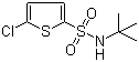 structure of CAS# 155731-14-9, 5-Chloro-N-tert-butyl-2-thiophenesulfonamide