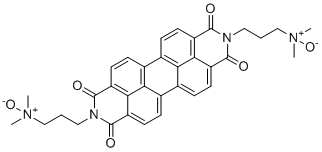 structure of CAS# 1558023-86-1, 2,9-bis[3-(dimethyloxidoamino)propyl]-Anthra[2,1,9-def:6,5,10-d'e'f']diisoquinoline-1,3,8,10(2H,9H)-tetrone