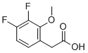 CAS 登录号：1558274-26-2, 2-(3,4-二氟-2-甲氧基苯基)乙酸