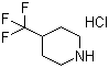 structure of CAS# 155849-49-3, 4-(Trifluoromethyl)piperidine hydrochloride