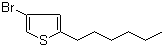 CAS 登录号：155954-63-5, 4-溴-2-己基噻吩