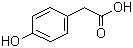 4-Hydroxyphenylacetic acid molecular structure (CAS 156-38-7)