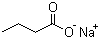 structure of CAS# 156-54-7, Sodium butanoate