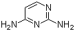 2,4-二氨基嘧啶分子结构 (CAS 156-81-0)