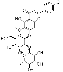 CAS 登录号：156186-00-4, 高车前素 7-新橘皮糖苷