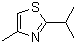 structure of CAS# 15679-13-7, 2-Isopropyl-4-methyl thiazole