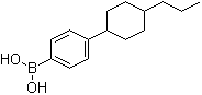 structure of CAS# 156837-90-0, [4-(4-丙基环己基)苯基]硼酸