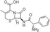 CAS # 15686-71-2, Cephalexin, 7-(D-alpha-Amino-phenylacetamido)-3-methyl-3-cepheme-4-carboxylic acid
