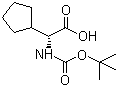 structure of CAS# 156881-63-9, Boc-D-Cyclopentylglycine