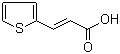 structure of CAS# 15690-25-2, (2E)-3-(2-Thienyl)acrylic acid